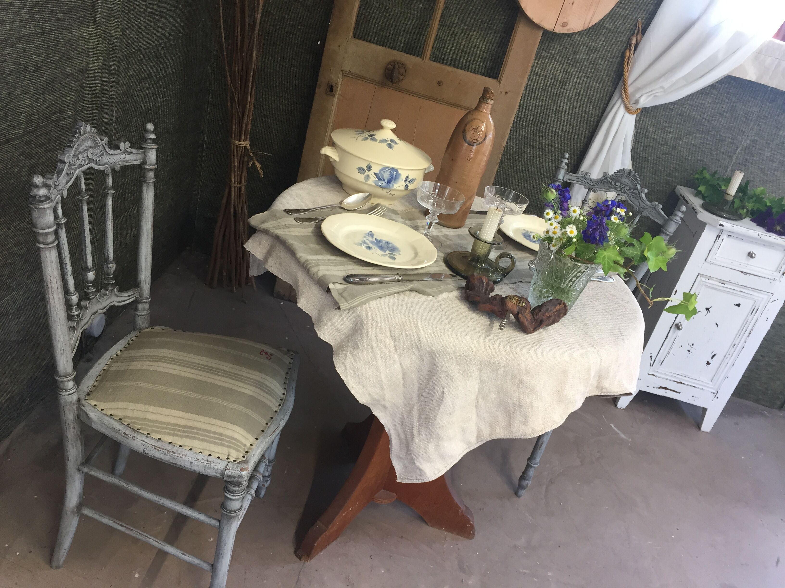 Pair of Louis XV style chairs