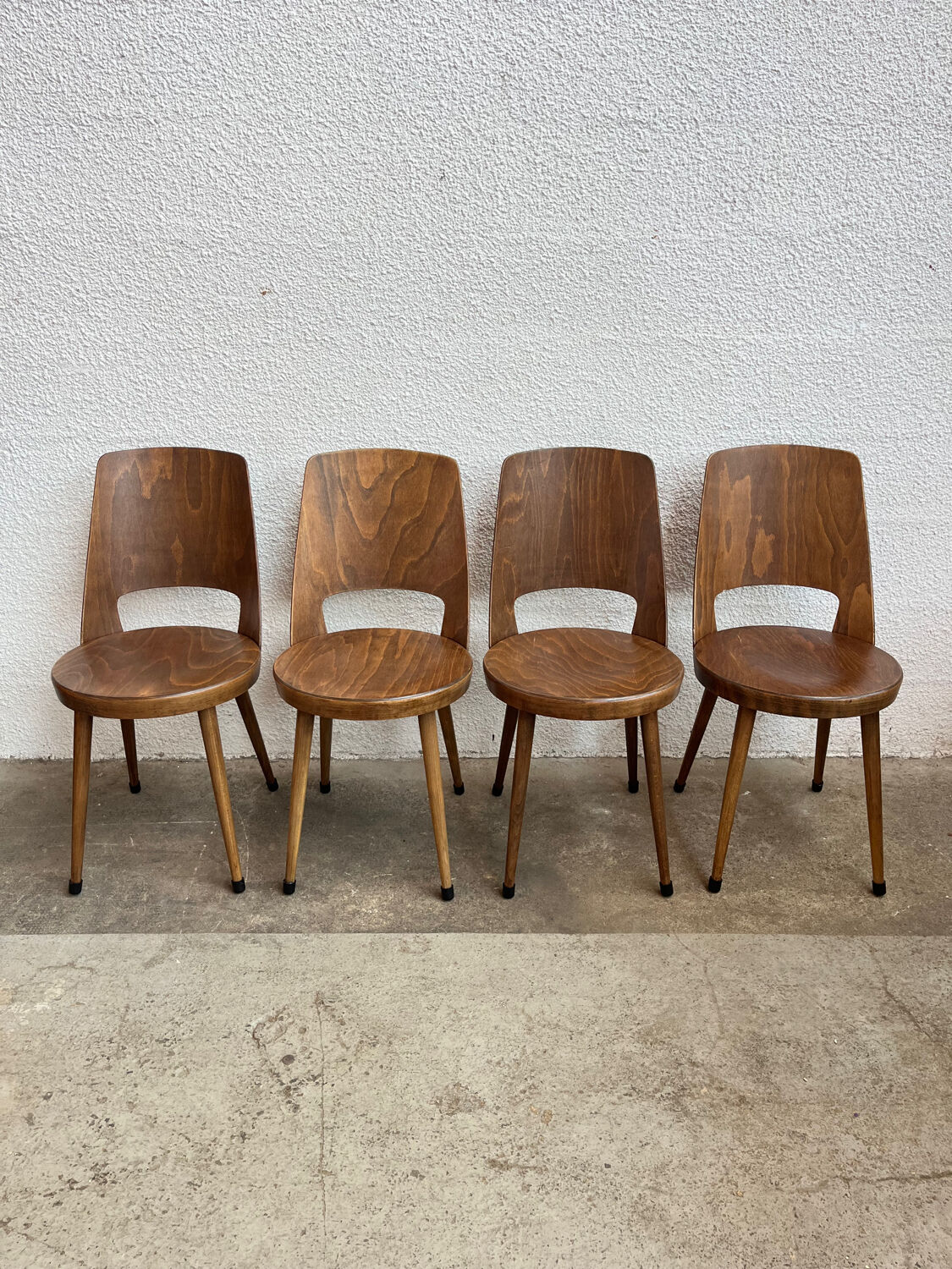4 Mondor chairs by Baumann