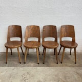 4 chaises Mondor par Baumann