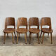 4 chaises Mondor par Baumann