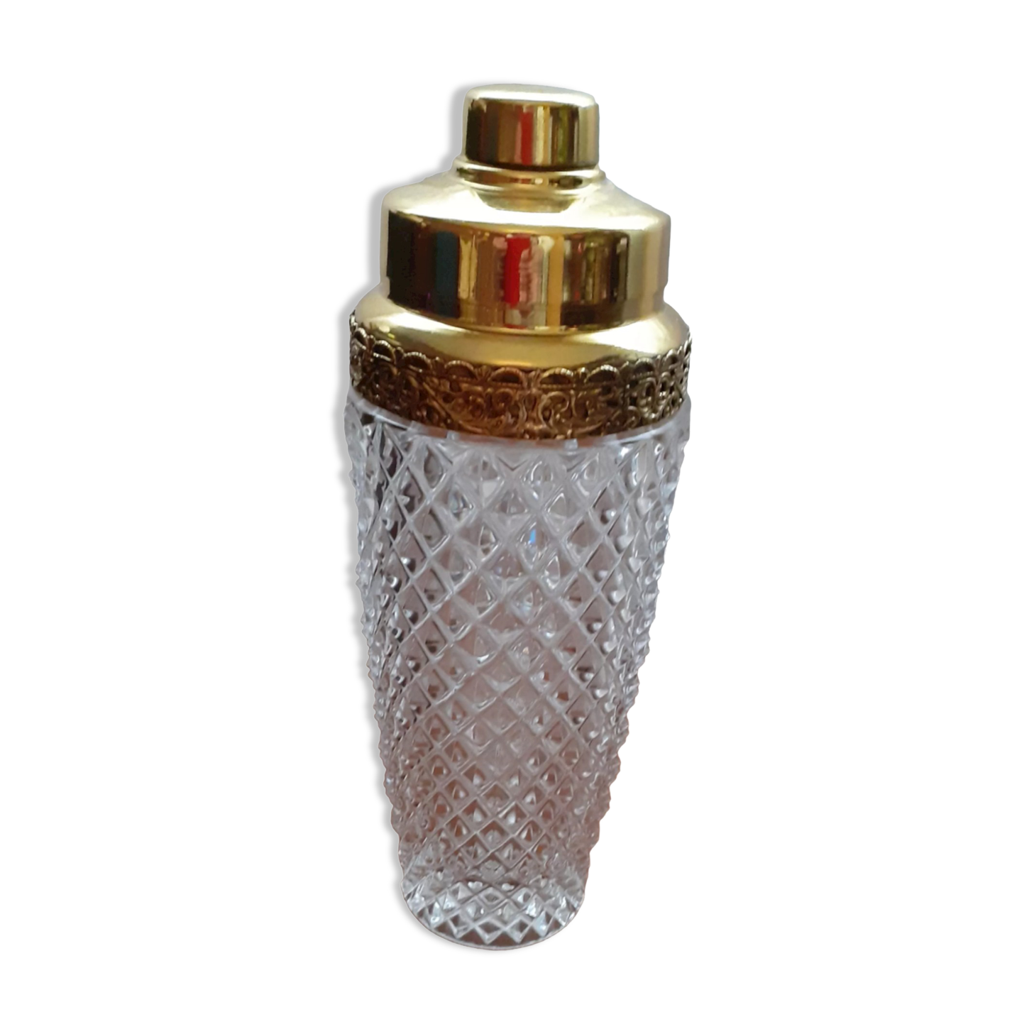 Crystal Sheker Diamond Tips and Art Deco Brass