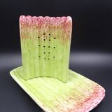 Asparagus dish in bubble
