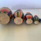 5 Russian matryoshka nesting dolls
