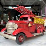 Vintage metal fire truck