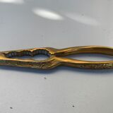 Nutcracker, vintage chiseled golden brass