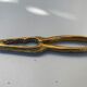 Nutcracker, vintage chiseled golden brass