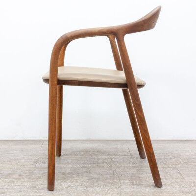 Neva ARTISAN chair wenge oak / beige