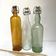 Antique glass bottles