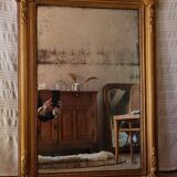 Antique gilded mirror