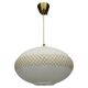 Glass pendant light, Czechoslovakia, 1970s