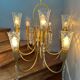 Vintage crystal pendant chandelier