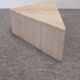 Pair of Italian travertine coffee tables by Up & Up circa 1970