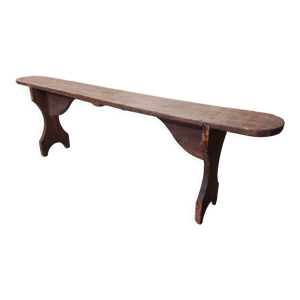Ancien banc de ferme 1m50 en bois