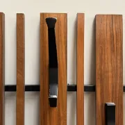 Wall-mounted coat rack