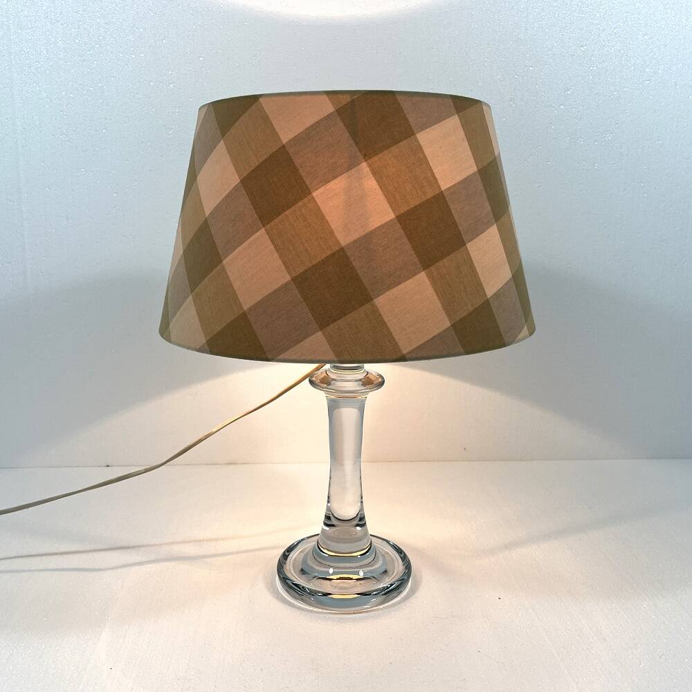 Holmegaard glass table lamp Astoria 1970's