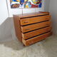 Scandinavian vintage dresser from the 60s teak feet compass