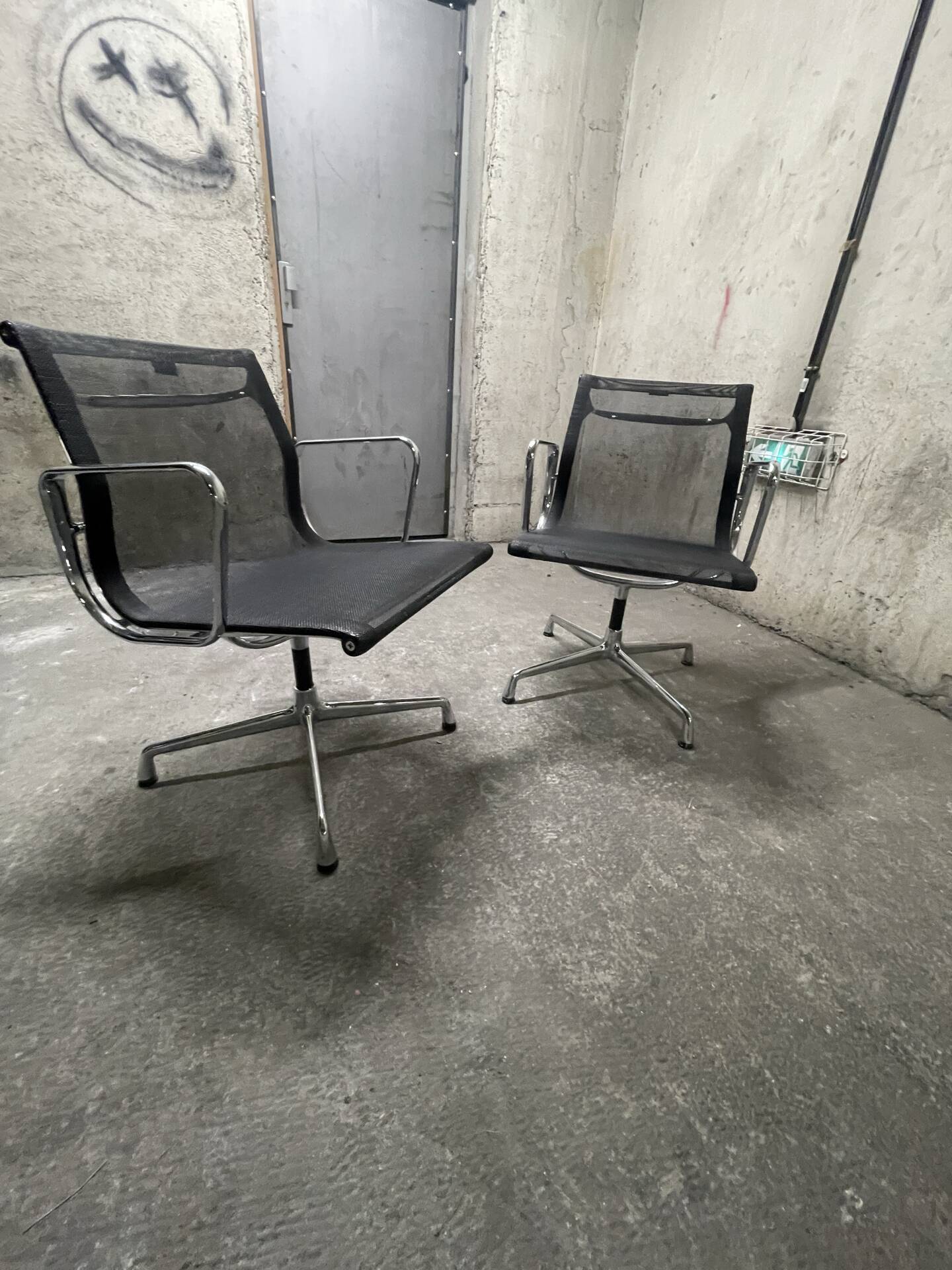 Eames EA108 office chair pair Vitra