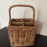Bottle storage basket