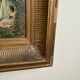 Romantic oil painting on panel from the 19th century