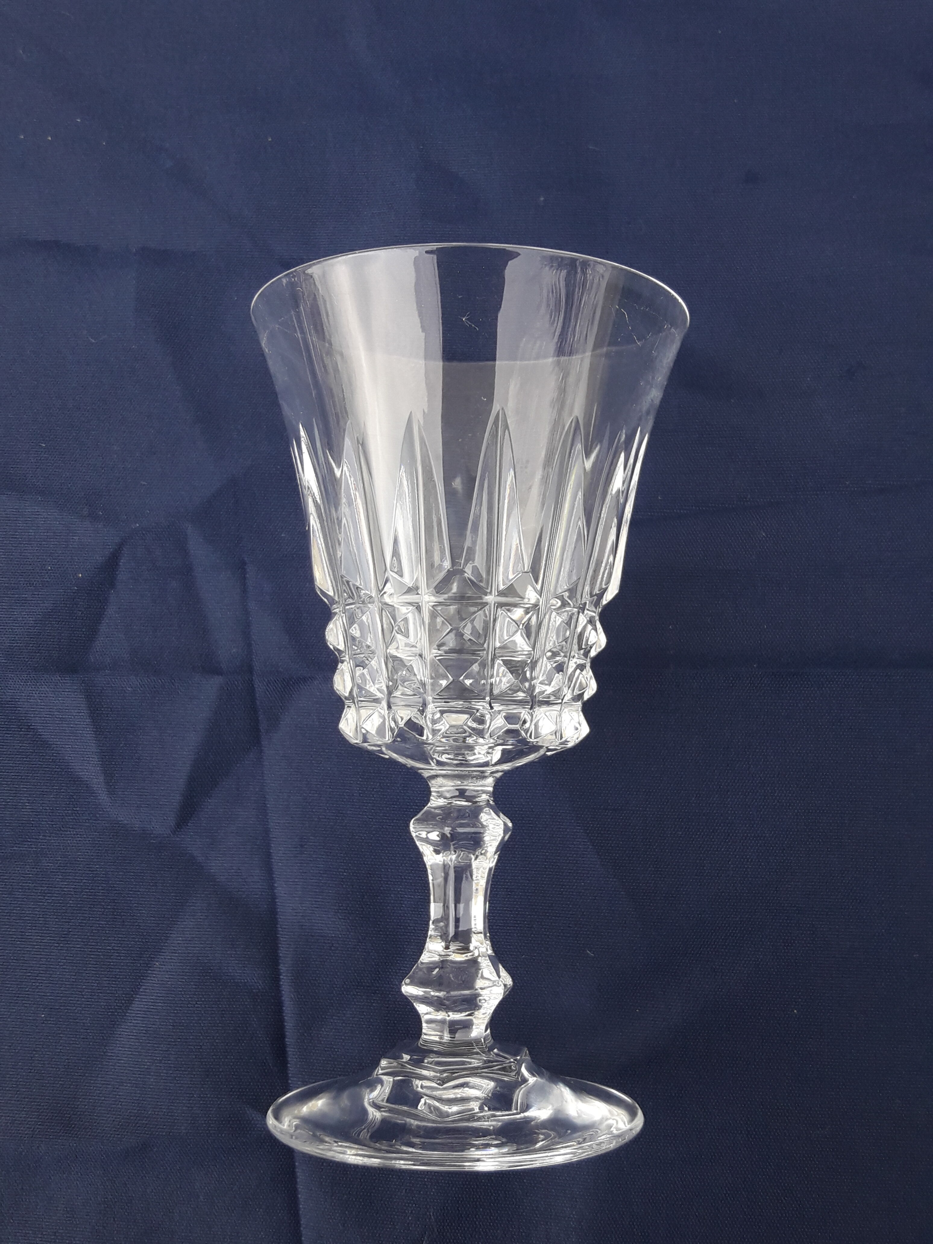 5 crystal liqueur glasses model Tuileries H 9.5 cm