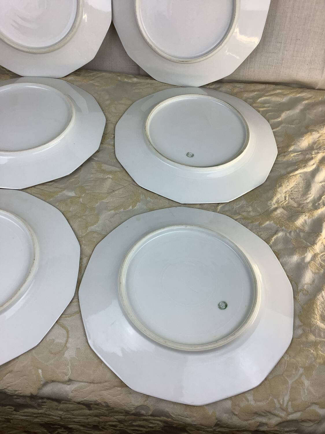 6 Antique Porcelain Plates Limoges France