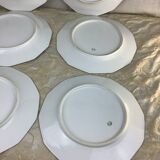 6 Antique Porcelain Plates Limoges France