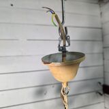 Wrought iron chandelier in Florentine style from the 1970s.