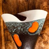 Large ceramic vase Elchinger France. 1950s