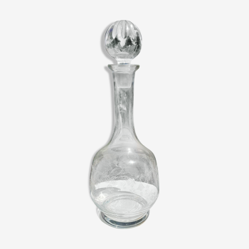 Hand-engraved decanter