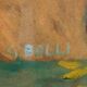 Oil on faesite, vase of flowers GEROLAMO BOLLI (Pisa 1933-2009)