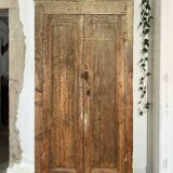 Patinated wardrobe