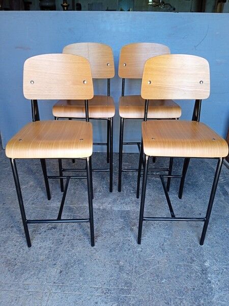 4 vintage design bar top stool