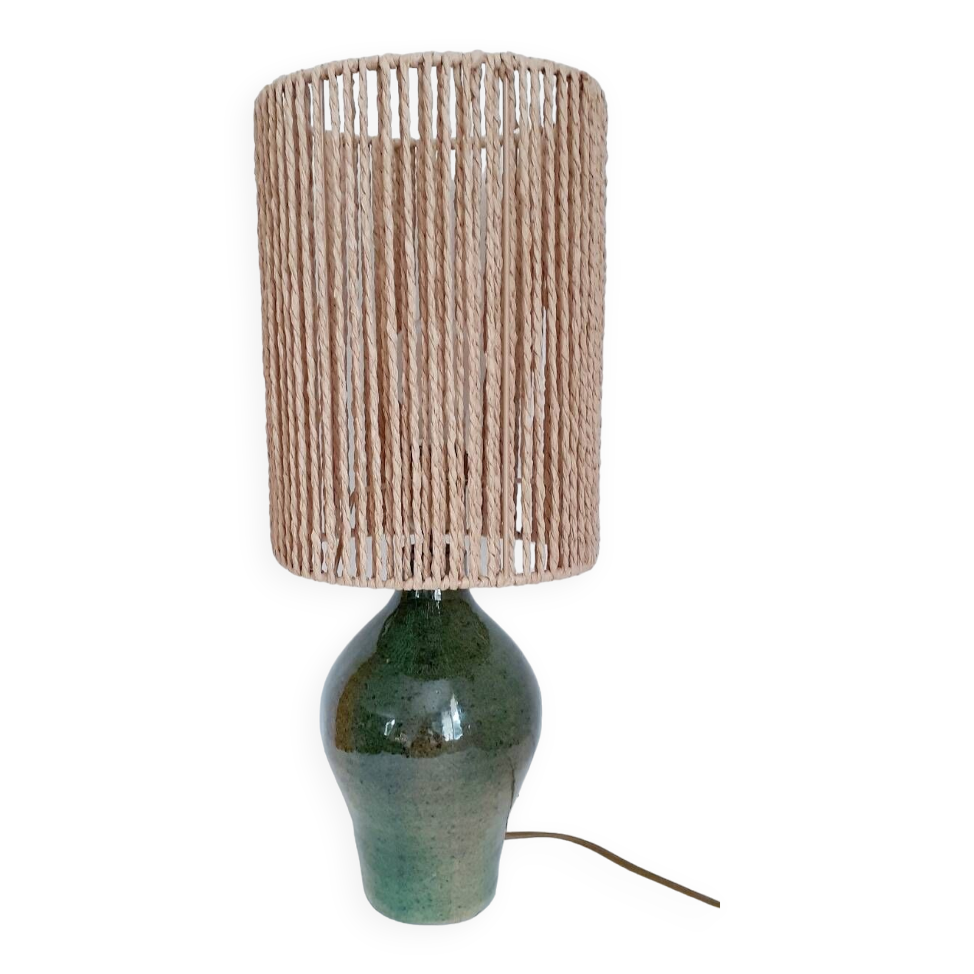 Vintage terracotta lamp
