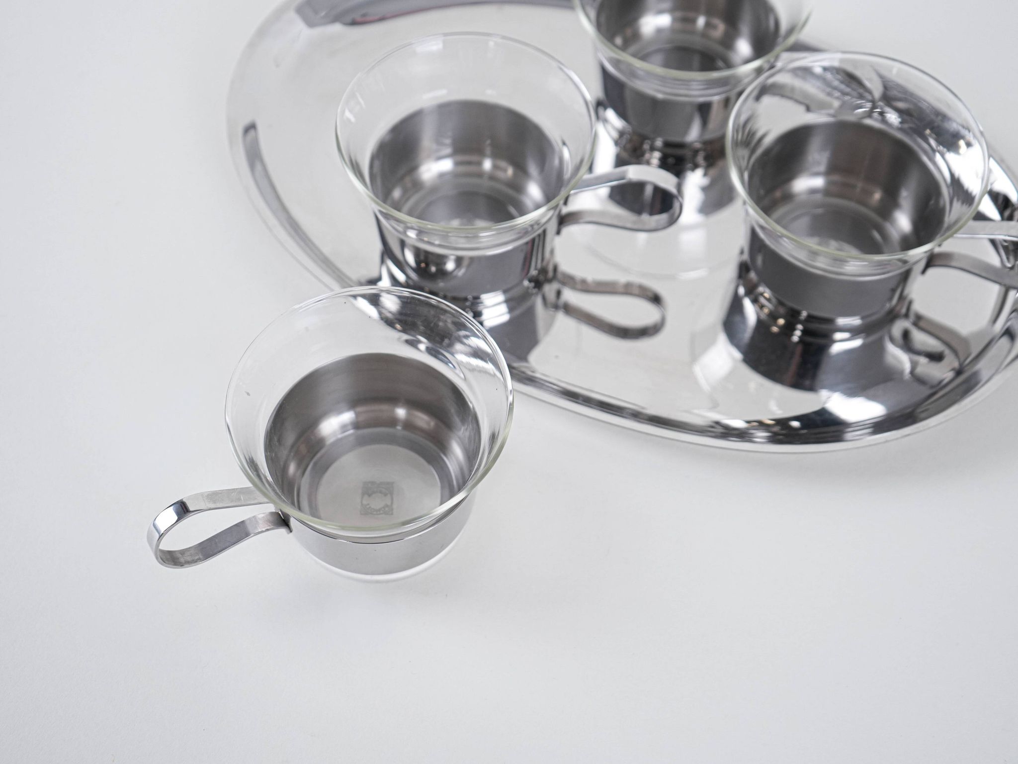 Serving set, Italian design, 1970s, made in Italy