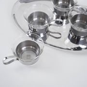 Serving set, Italian design, 1970s, made in Italy