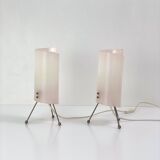 Pair of vintage tripod lamps, 1960s