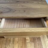 Pair of elm sofa pieces 1970
