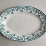 Oval iron earth dish Saint Amand