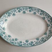 Oval iron earth dish Saint Amand
