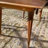 Vintage wooden table with extension
