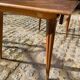 Vintage wooden table with extension