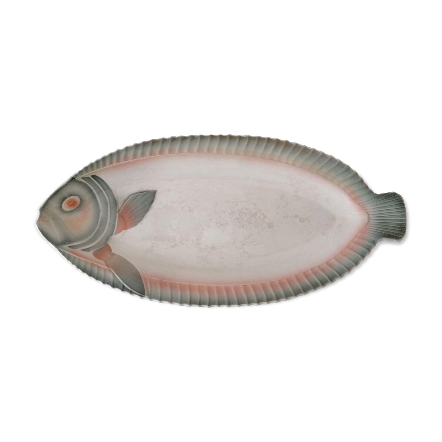 Plat à poisson Sarreguemines