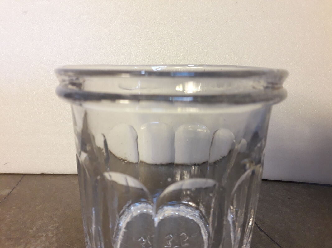 Jam jar XIXth glass -