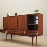 Teak highboard, Danish design, 1960s, production: Denmark