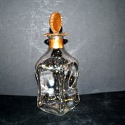 Baccarat liqueur carafe napoléon iii gold crystal star constellation