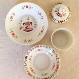 Art Deco Saucière - in Limoges-Giraud porcelain. 1930