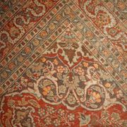 Handmade antique Persian Tabriz rug 128cm x 179cm 1920s - 1B154