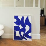 Majorelle blue painting