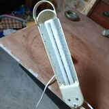 Articulated blue desk lamp