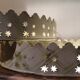 Pair of white patinated metal trays